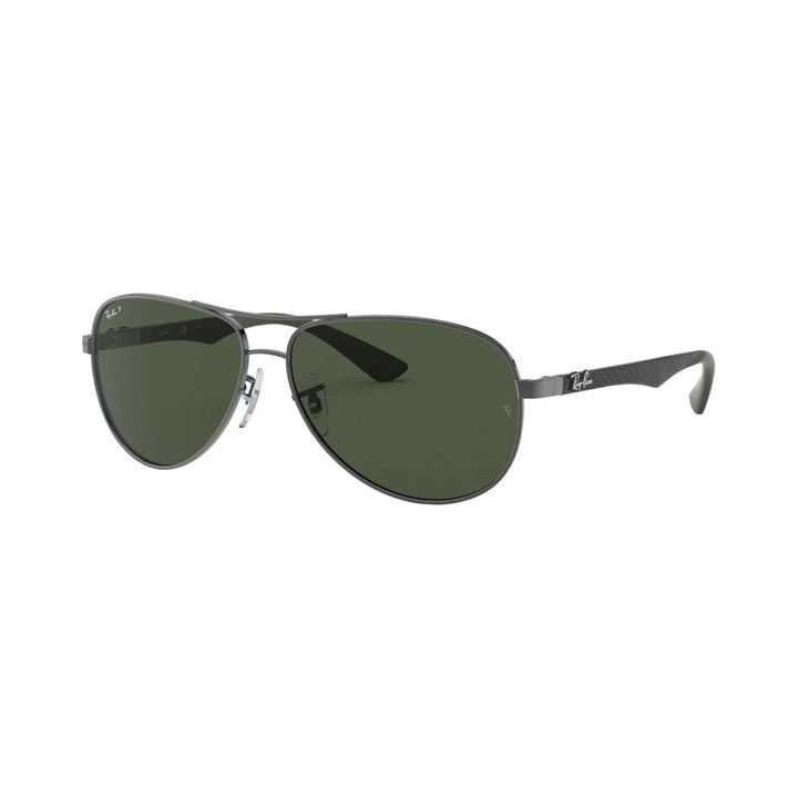 Ray-Ban | RB8313 Aviator Carbon Fibre | Gunmetal Dark Green Polarised